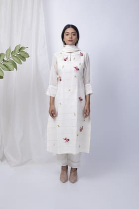 Sufiyan White Kurta Set-S