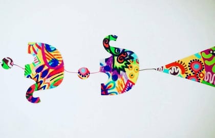 COLORFUL ELEPHANT SHAPED BUNTING