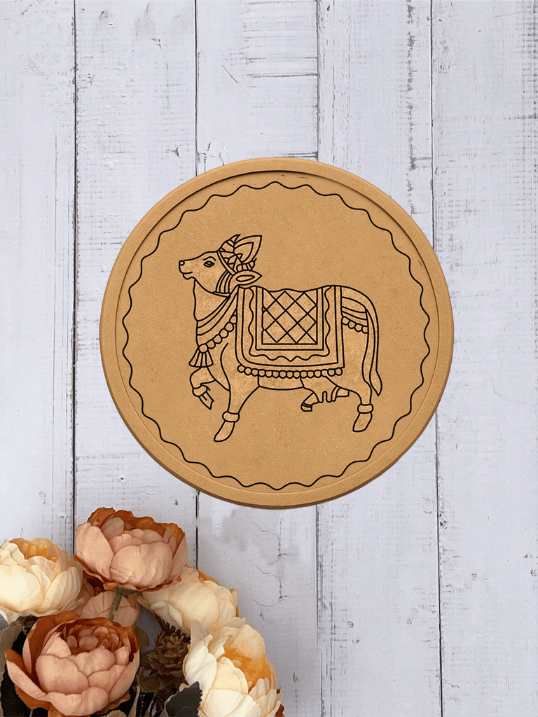 Dbeautify's Pichwai Cow Wall Plate