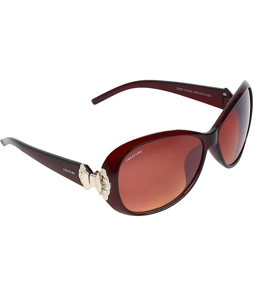 Creature - Brown Cat Eye Sunglasses ( Pack of 3 )