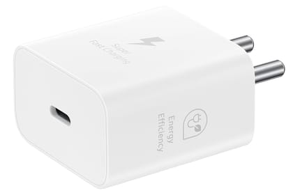 SAMSUNG Original 25W, Type C Power Adaptor compatible for all Samsung Devices (Super Fast Charge 3.0)