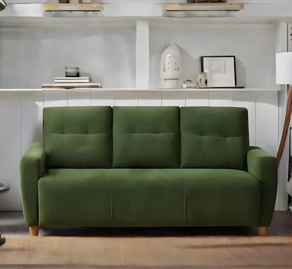 Starlet Furniture 3 Seater Sofa (Fabric Avacada Green)