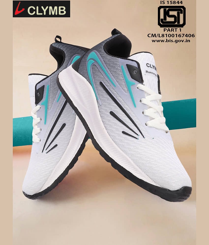 Clymb Black Men's Sports Running Shoes