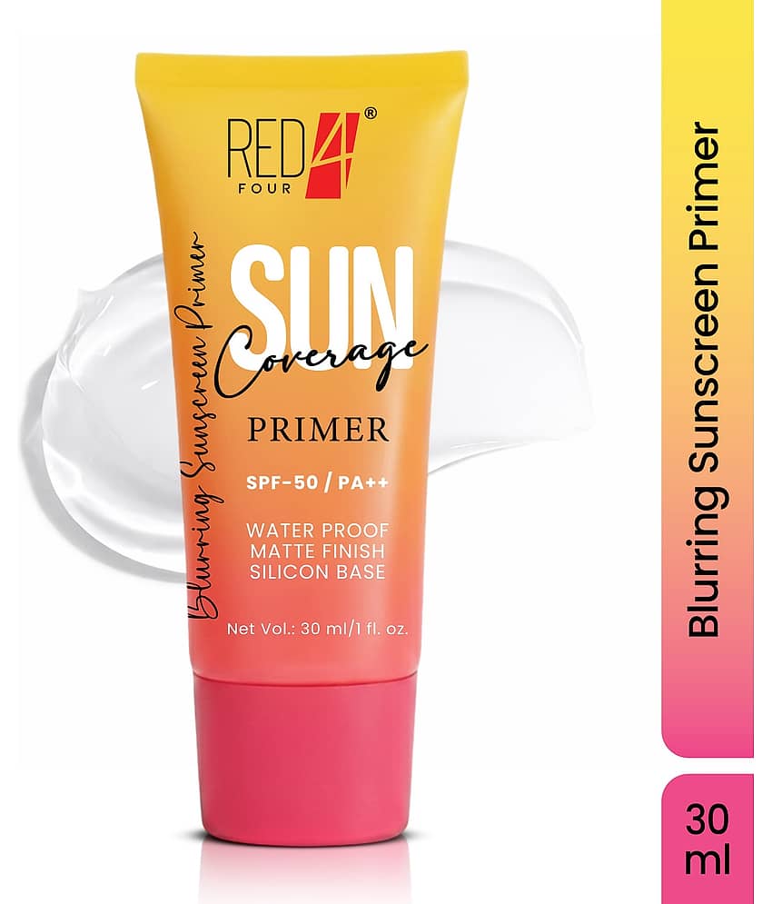 RED 4 Sun Coverage Face Primer Gel SPF 50 30 g