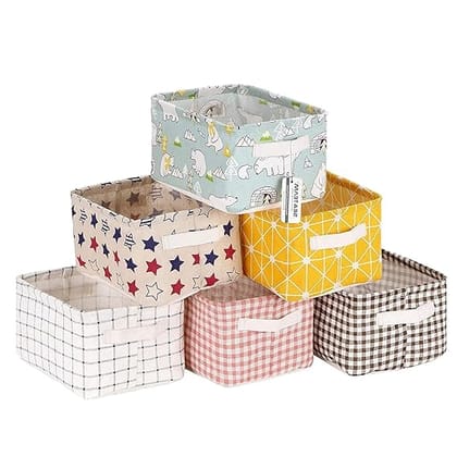 Canvas Storage Basket Durable, Stylish, Collapsible Organizer for Home, Office, Closet, Laundry, and Toy Storage