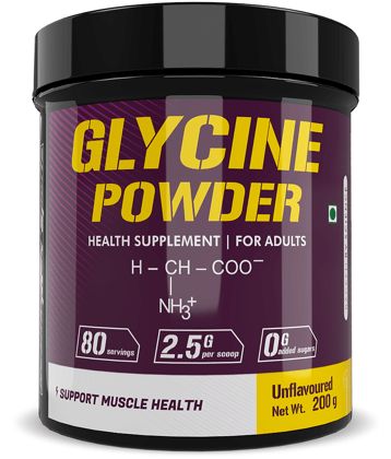 HealthyHey Sports Glycine powder 200 gm