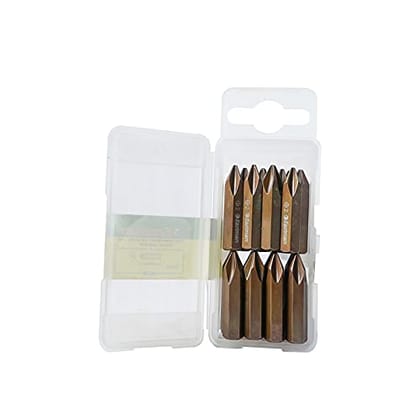 Eastman Spare Bit For Impact Driver Pack Of 24 Pcs, 5/16 Hex Bit In Micro Copper Ph 2 Screw Driver Bits Heavy Duty Hand Tools Sets Professional Use (EIDB-5036)