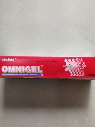 Omnigel  For fast relief from pain, sprain and strain 