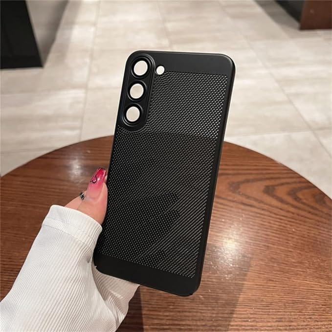 BREATHING BLACK Silicone Case for Samsung S22