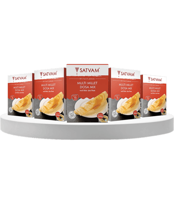 SATVAM Millet Dosa Instant Mix Instant Mix 1000 gm Pack of 5