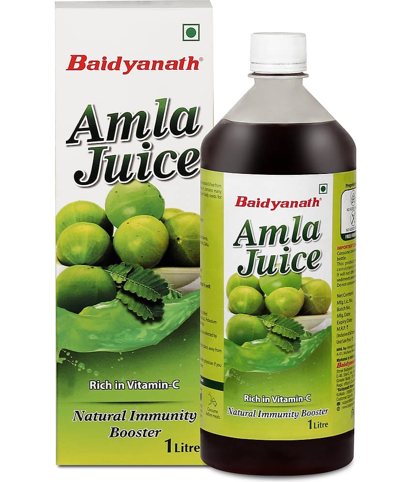 Baidyanath Amla Juice - 1000ml|Rich in Vitamin C & Antioxidants |Helps in Metabolism & Digestion|