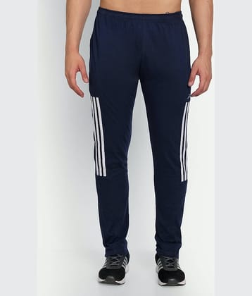 Zeffit - Navy Cotton Blend Men's Trackpants ( Pack of 1 )