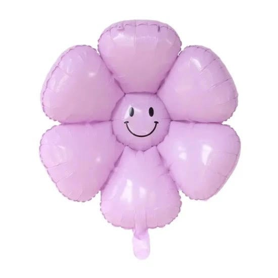 Smiling Flower Balloon in Purple Color - Flowers | Buy online on ZillyBuy