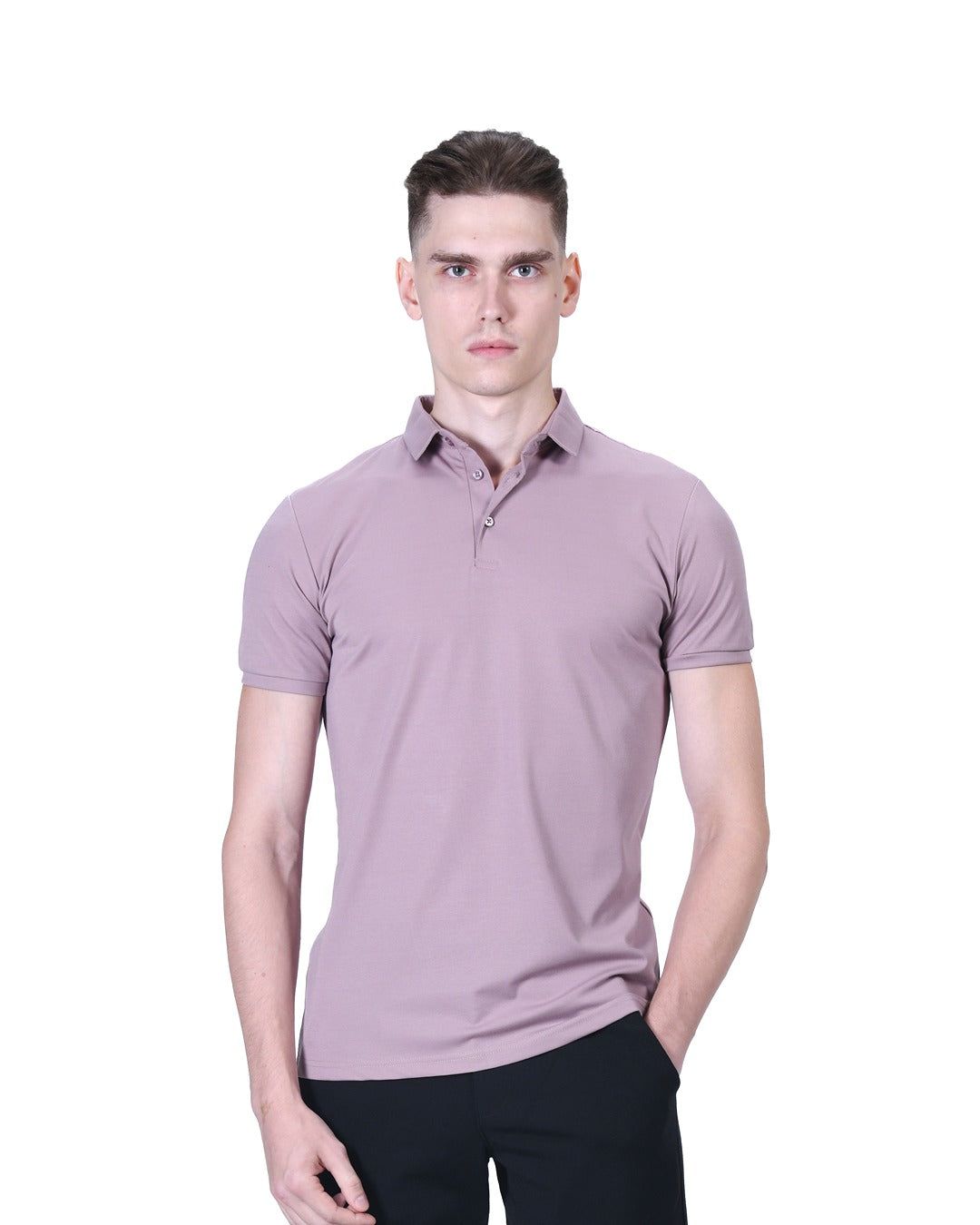 Cardinal Polo Air - 60s Yarn-Millennial Pink / M