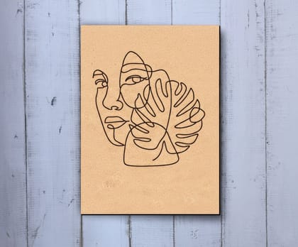 Dbeautify's MDF DIY Traditional Painting – Abstract Face