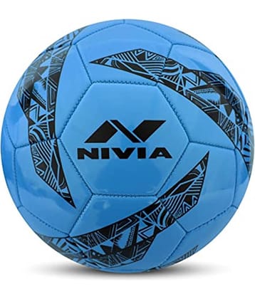 Nivia - Blue Rubber Football ( Pack of 1 )