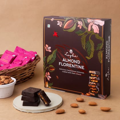 Loyka Almond Florentine (180g) | Crunchy Caramelized Almonds | Premium Dessert Snack Loyka Almond Florentine (180g) | Crunchy Caramelized Almonds | Premium Dessert Snack