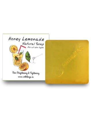 Arthlings Honey Lemonade Revitalizing Bathing Bar - Blend of Honey & Lemon for Smooth, Glowing Skin