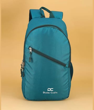 Dezire Crafts 15 Ltrs Polyester Backpack *For Men & Women ( Green )