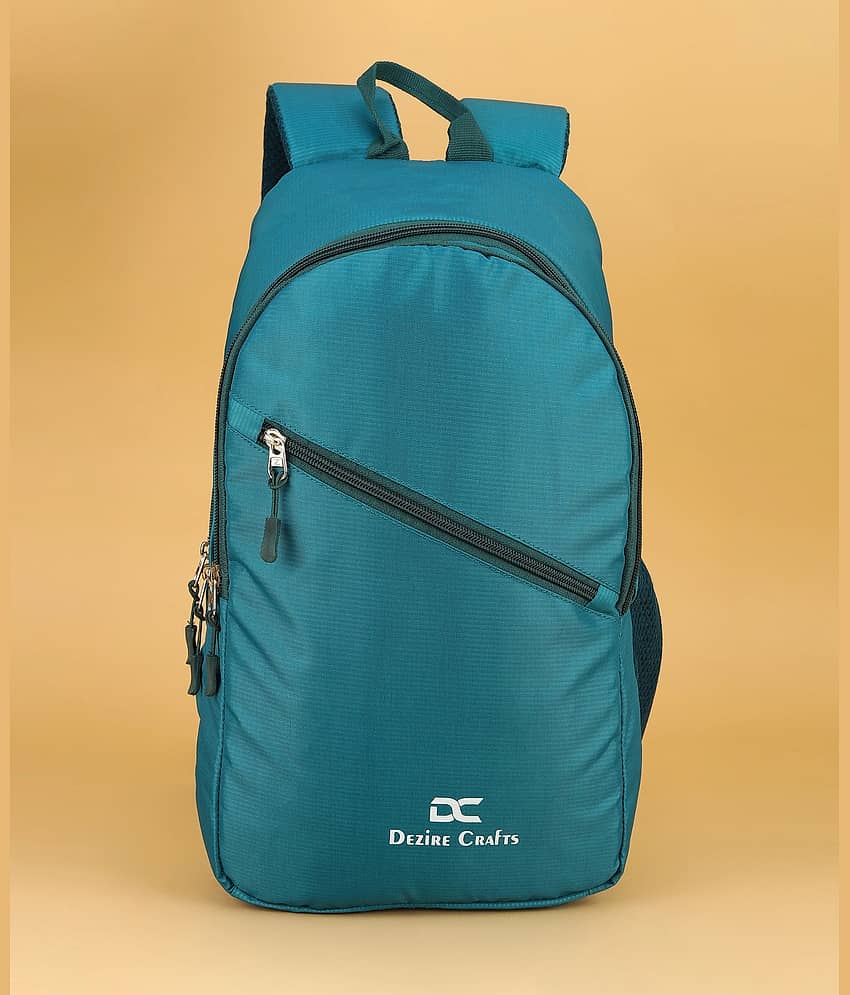 Dezire Crafts 15 Ltrs Polyester Backpack *For Men & Women ( Green )