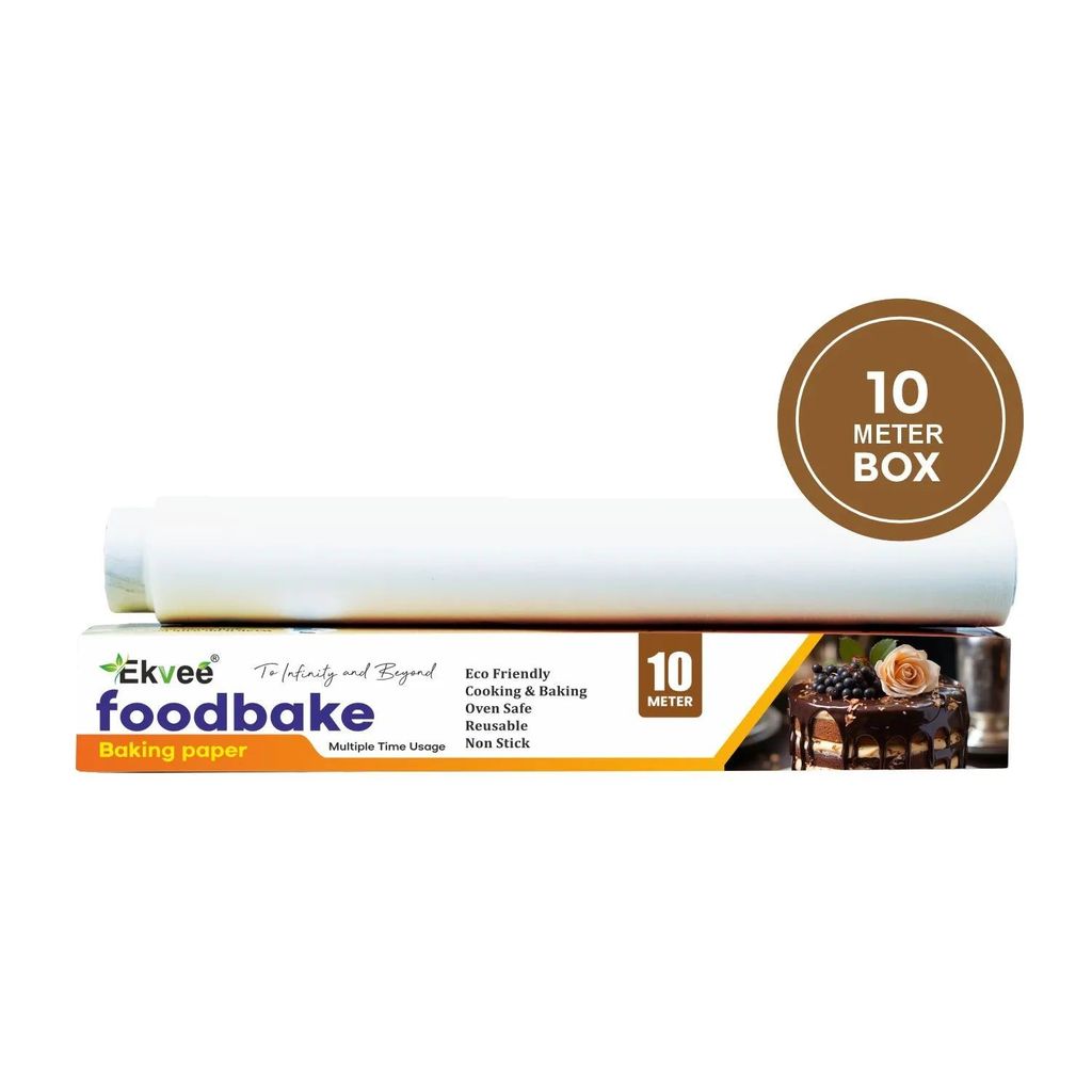 Foodbake Baking Paper 10 Meter Roll Pack of-1