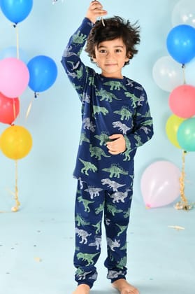 DINOSAUR BOYS PYJAMA SET-0-6 MONTHS / 2N / Multi