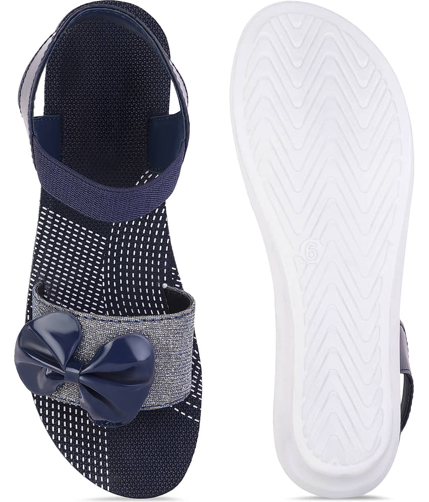 PENNEN Blue Women's Floater Sandals
