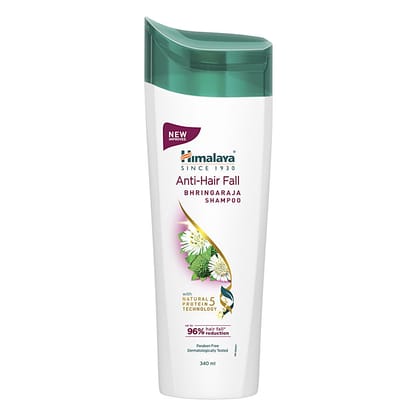 Himalaya Anti-Hair Fall Shampoo With Bhringaraja - For All Hair Types - 340 Ml Himalaya Anti-Hair Fall Shampoo With Bhringaraja - For All Hair Types - 340 Ml