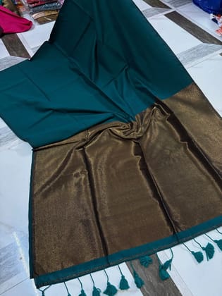 Aachal jari saree