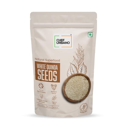 Chef Urbano Seeds White Quinoa Pouch 500 Gms (MRP: Rs. 175/-)
