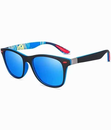 PIRASO Black Square Sunglasses ( Pack of 1 )