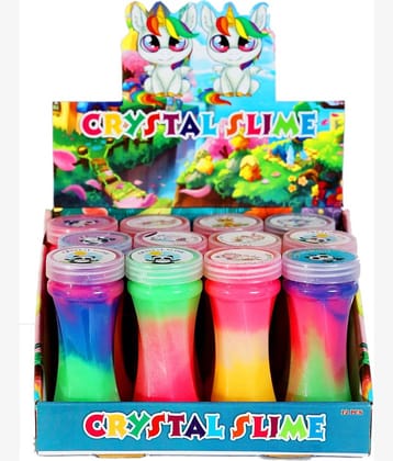 ATIPRIYA Set of 3 Rainbow Slime Soft Jelly Toys for Kids and Adults ,Safe and non Toxic ,Stress Relief