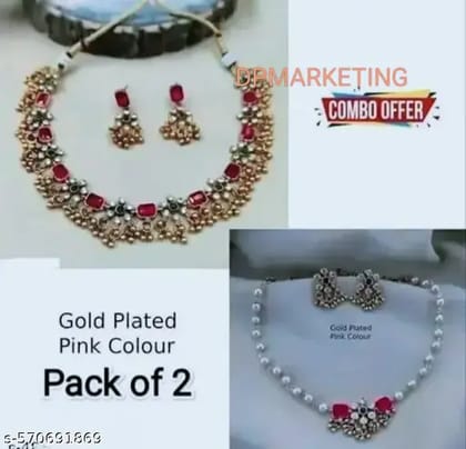 Feminine Glittering Jewellery Sets