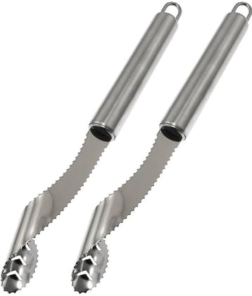 GKBOSS Silver Stainless Steel Vegetable Peeler ( Pack of 2 )