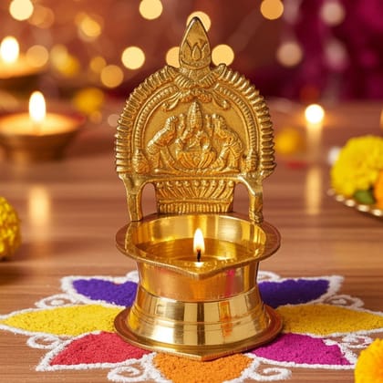 Brass Kamakshi Deepak No. 40 (ZMAS392 H)
