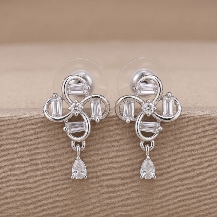Iris Bloom Drop Studs