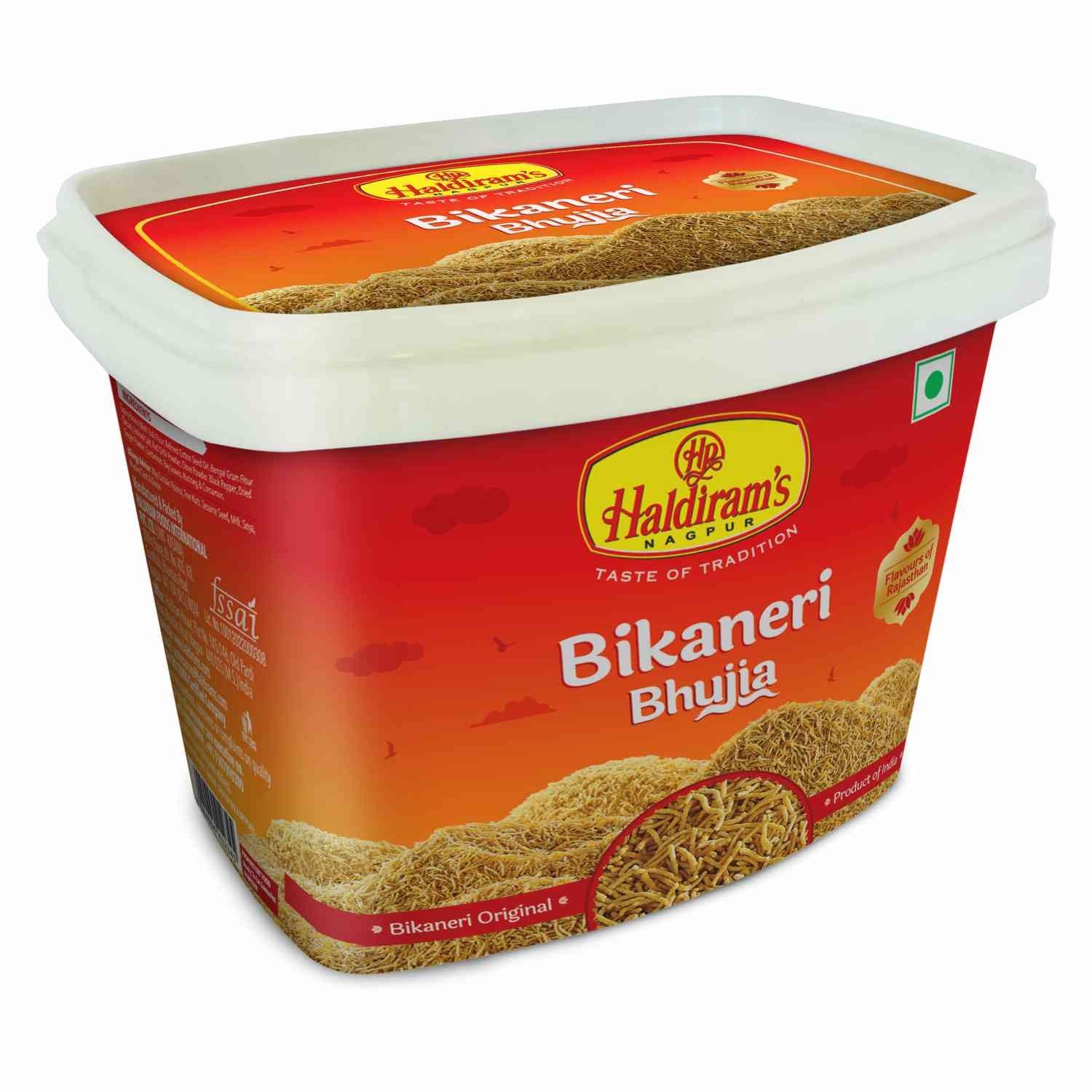 Haldiram Bikaneri Bhujia 150 Gm - Pack of 36