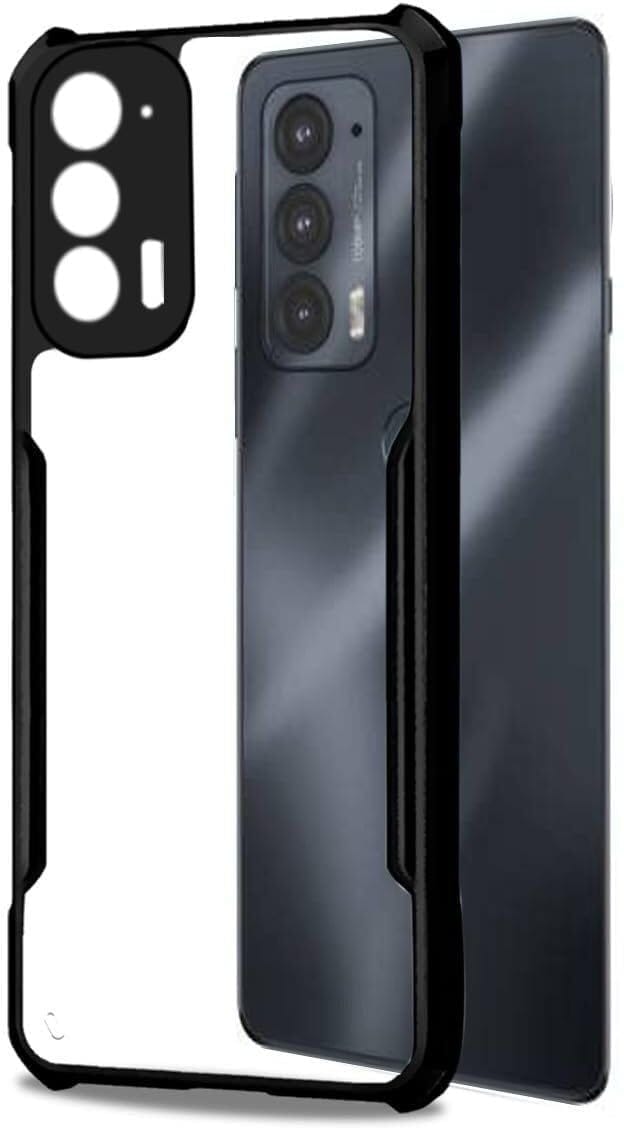 PLUGTECH Slim Shockproof Case | Matte Black Soft | Drop Protection | Precise Cutouts | Premium Mobile Cover for Moto Edge 20