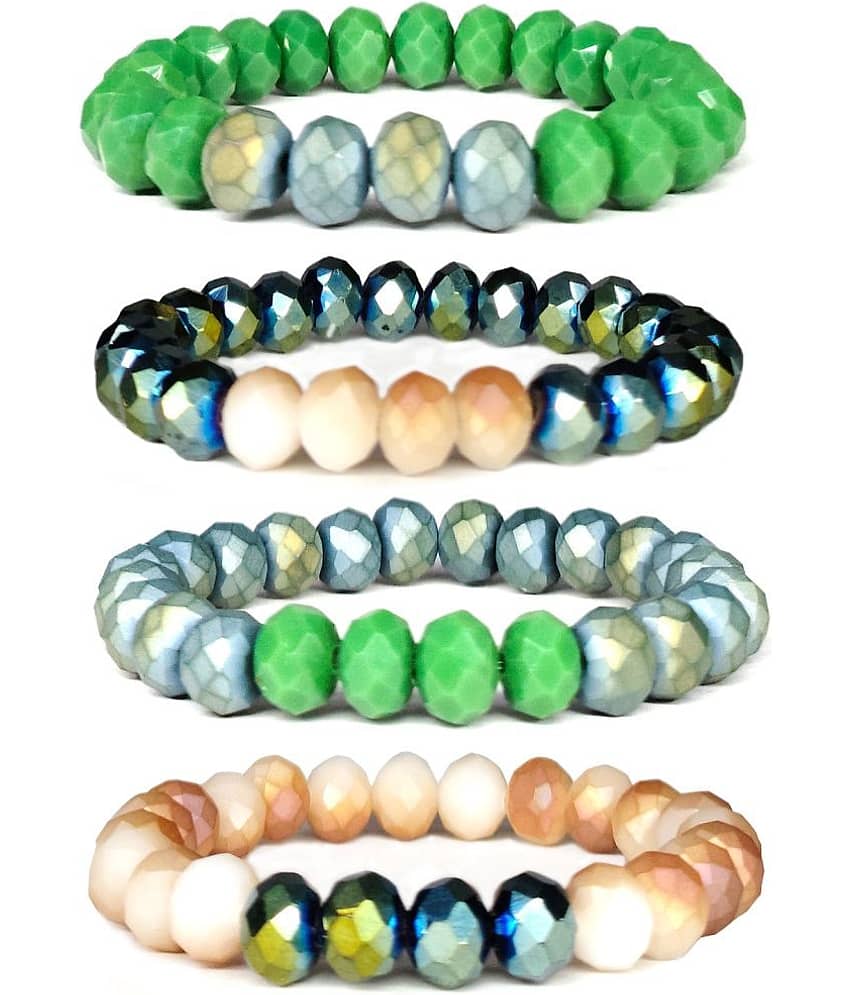 DAIVYA WELLNESS - Multicolor Bracelet ( Pack of 4 )