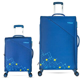 Timus Flash Plus Stylish Check-in Travel Combo Set 58 cm  78 cm Trolley luggage. Expandable Cabin  Check-in