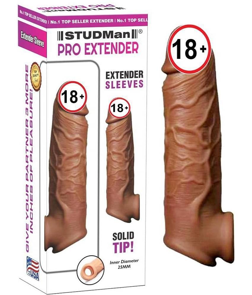 Studman Pro Extender Penis Sleeve with Solid Tip