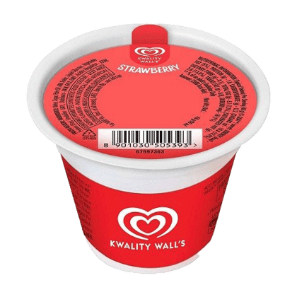 Kwality Walls Strawberry Supreme cup 90ml