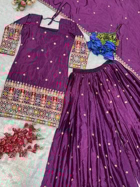 Beautiful Party Wear Top Plazzo And Dupatta Beautiful Party Wear Top Plazzo And Dupatta