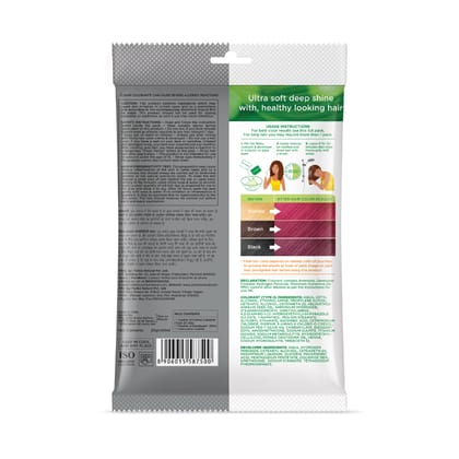 Nisha Creme Hair Color Cherry Red 40g Pack of 6, Permanent Hair Color for Women Men, 100% Grey Coverage