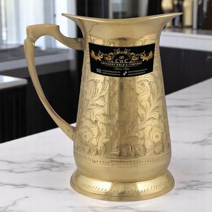 Crockery Wala And Company Brass Jug Brass Royal Mughlai Design