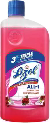 Lizol Disinfectant Surface & Floor Cleaner Liquid - Floral, 1L