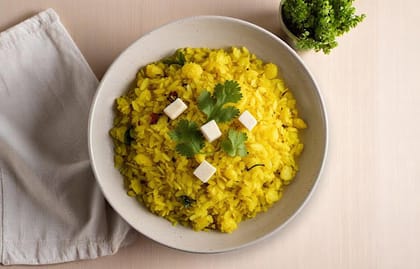 Cilantro Lemon Poha