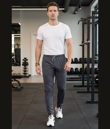 Kashvi Sarees GREY Lycra Men's Trackpants ( Pack of 1 )