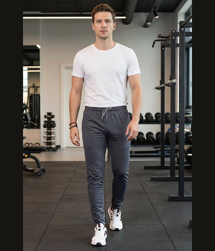 Kashvi Sarees GREY Lycra Men's Trackpants ( Pack of 1 )