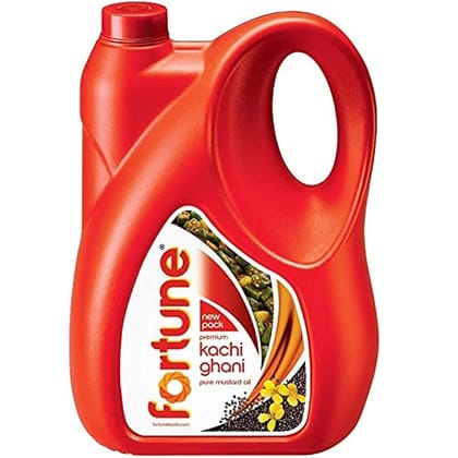 Fortune Premium Kachi Ghani Pure Mustard Oil 5 LITRE